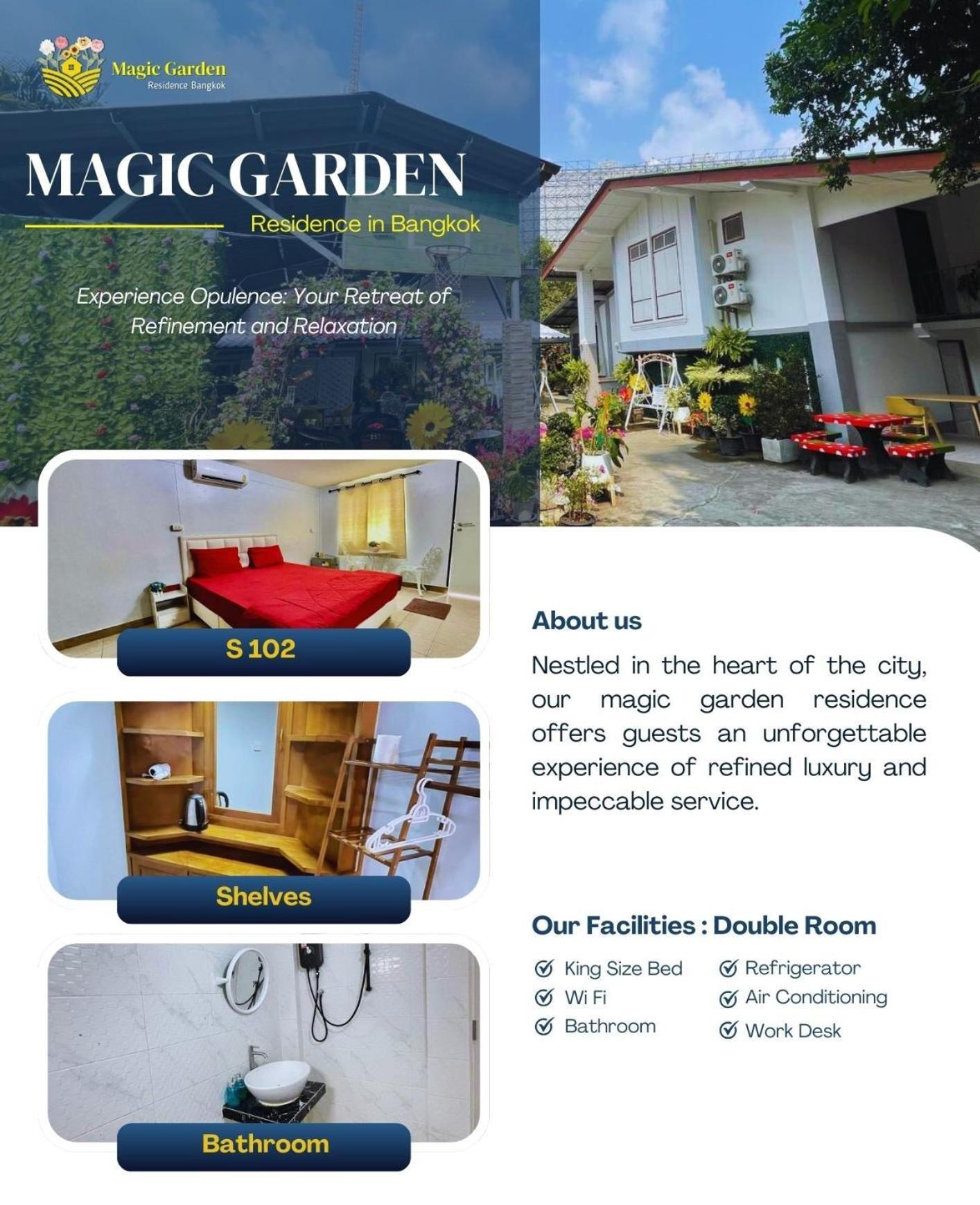 Magic Garden Residence Bangkok Exteriér fotografie