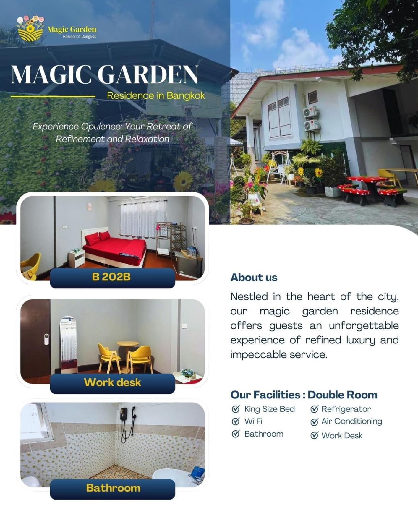 Magic Garden Residence Bangkok Exteriér fotografie