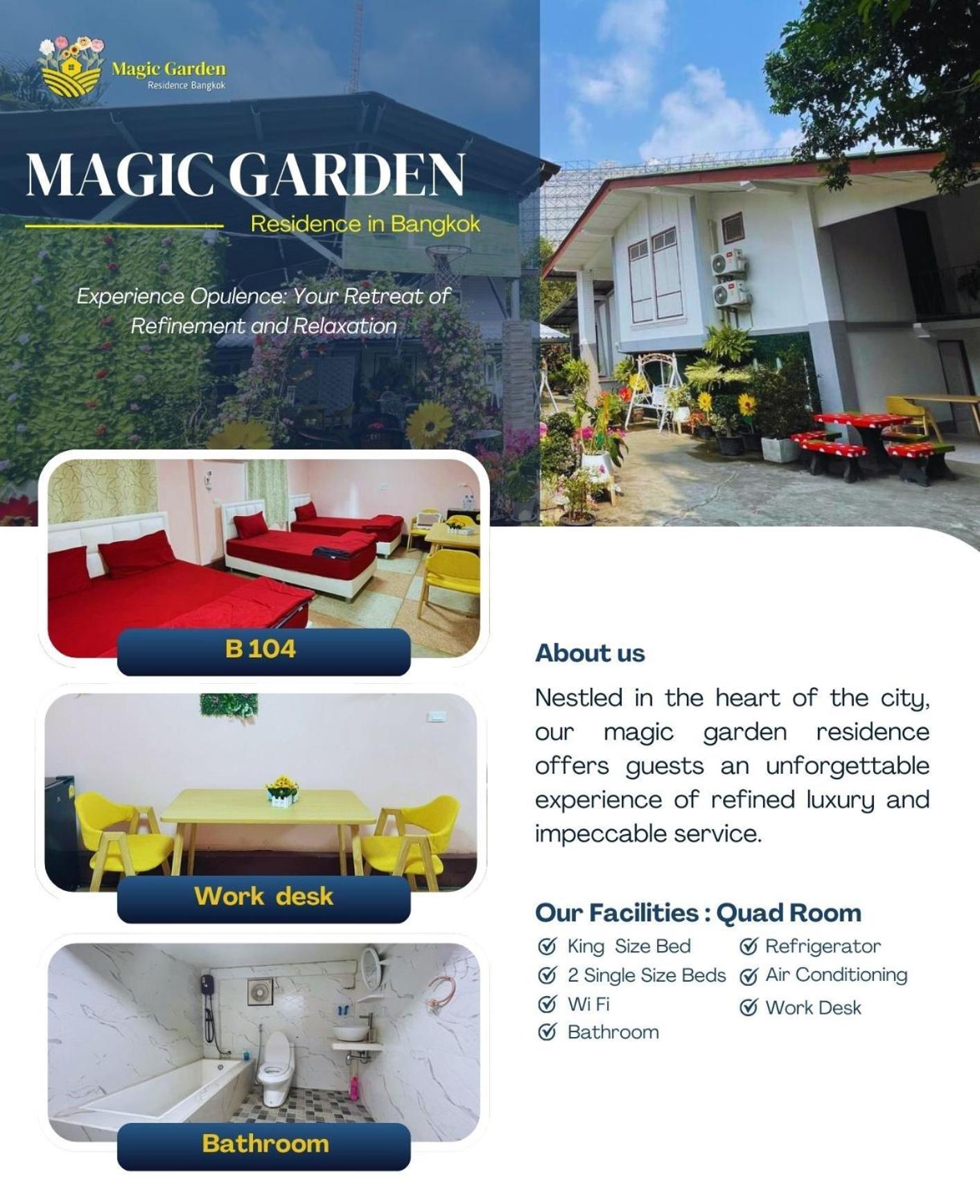 Magic Garden Residence Bangkok Exteriér fotografie