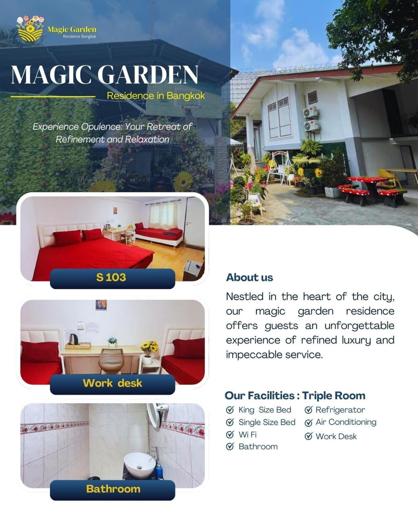 Magic Garden Residence Bangkok Exteriér fotografie