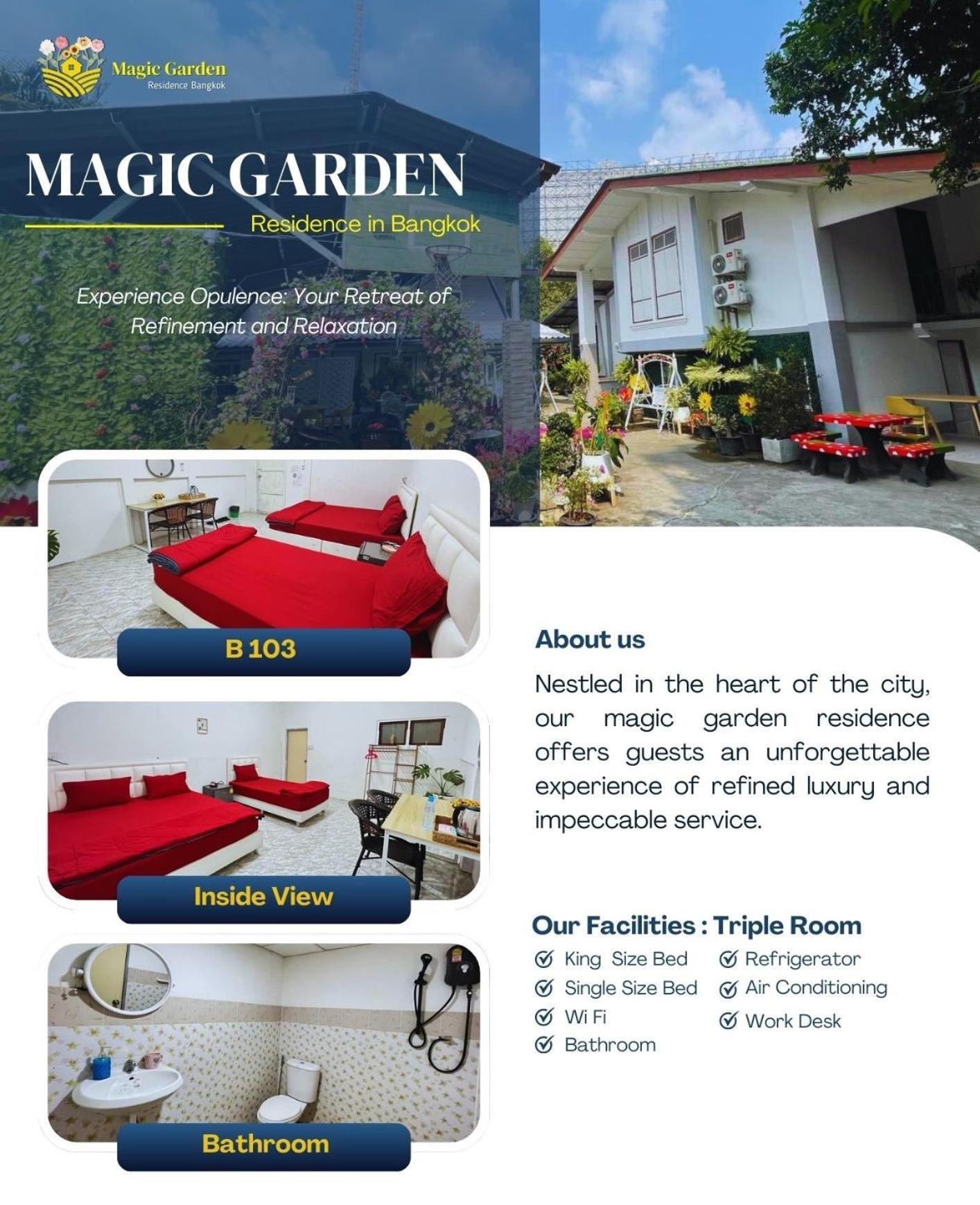 Magic Garden Residence Bangkok Exteriér fotografie